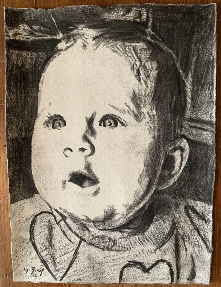 L'enfant, artwork by guenael revel