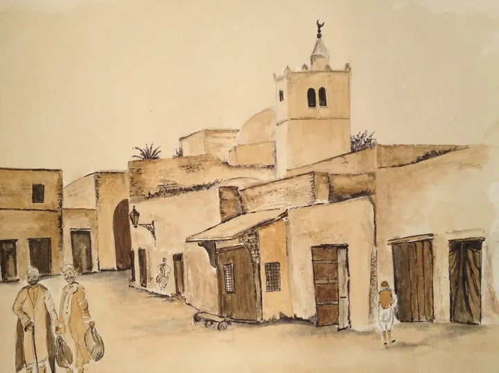 MÉDINA, œuvre de ADEL KHALED