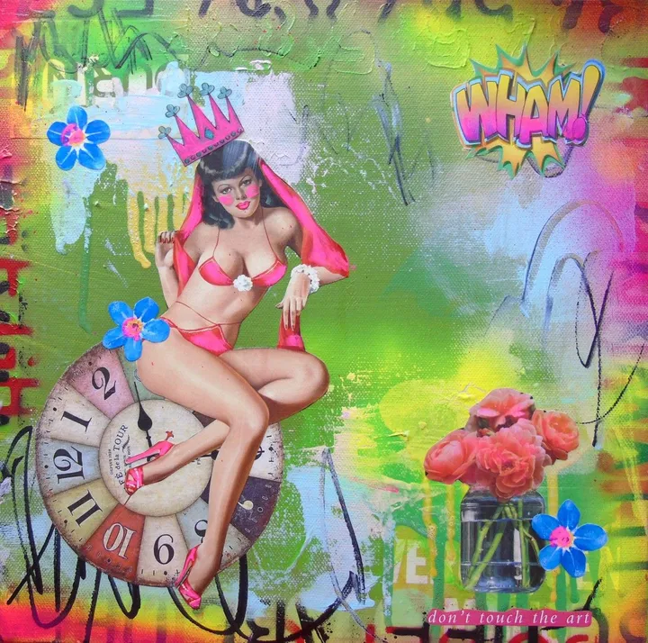 Don't Touch the Art, artwork by Lorette C Luzajic