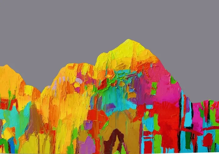 Mystery of God II 01, œuvre de Abhishek Kumar