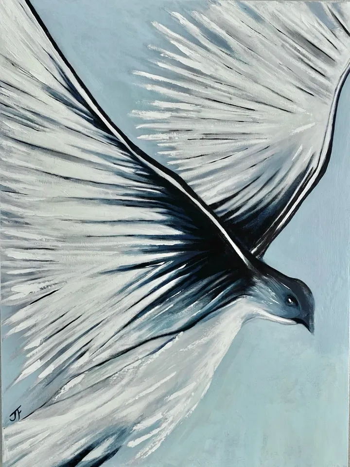 L’envol, œuvre de Josephine Ferrato