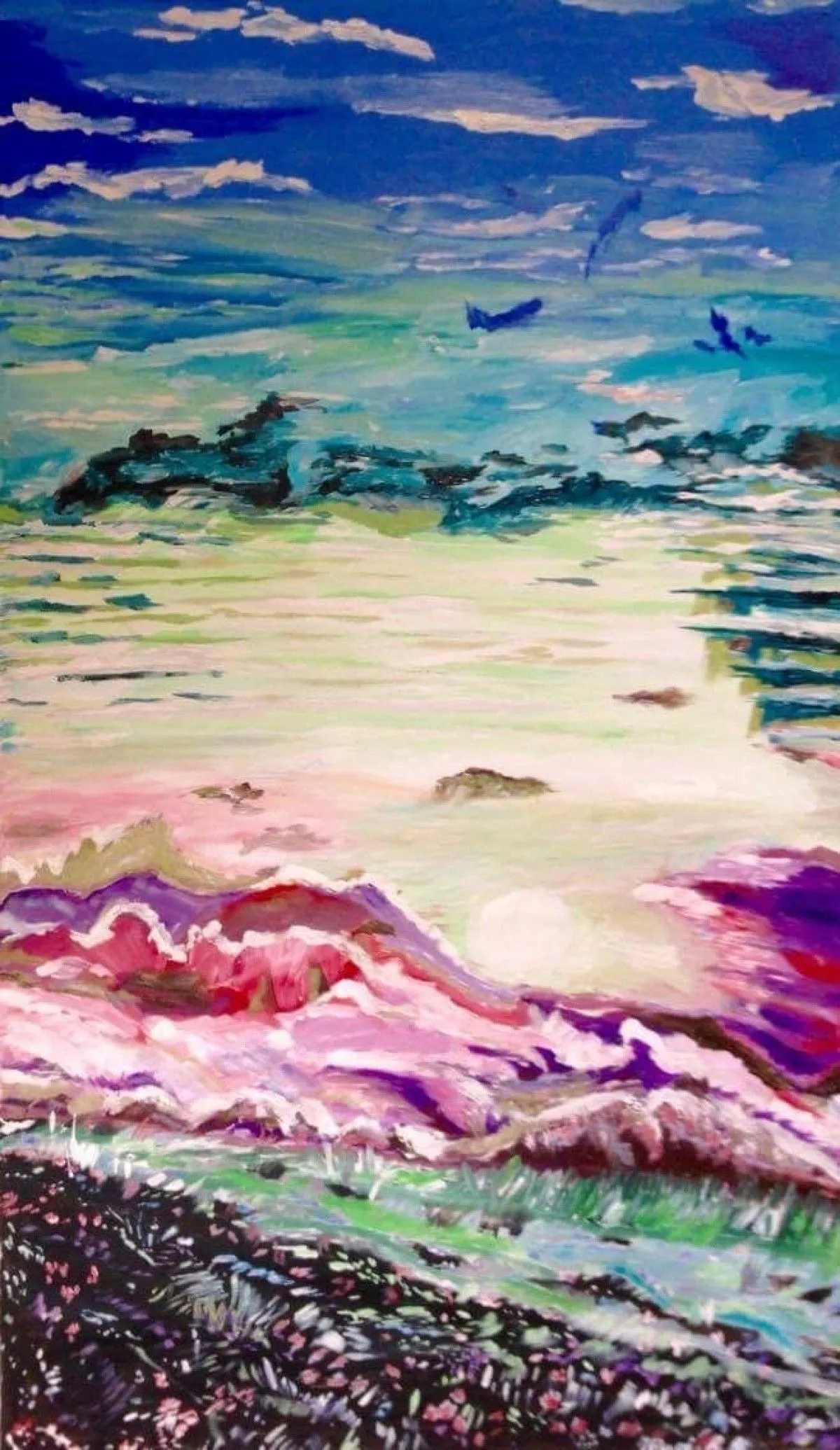 Vagues, œuvre de mohammed rachid IRAQI