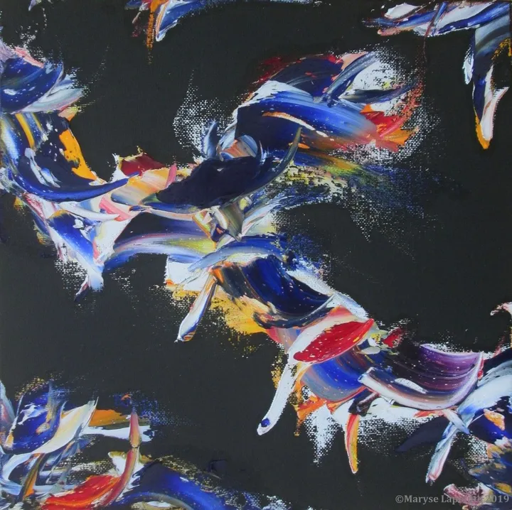 Dancing In The Dark 1, artwork by Maryse Lapointe