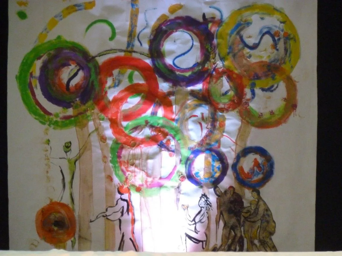 le vivre ensemble, artwork by Anne-Marie FAUROUX