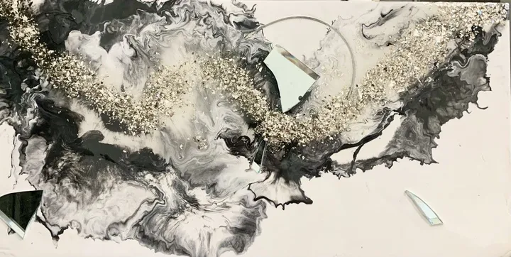 Les petits fragments, œuvre de Maryse Menard