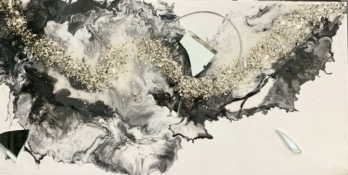Les petits fragments, œuvre de Maryse Menard