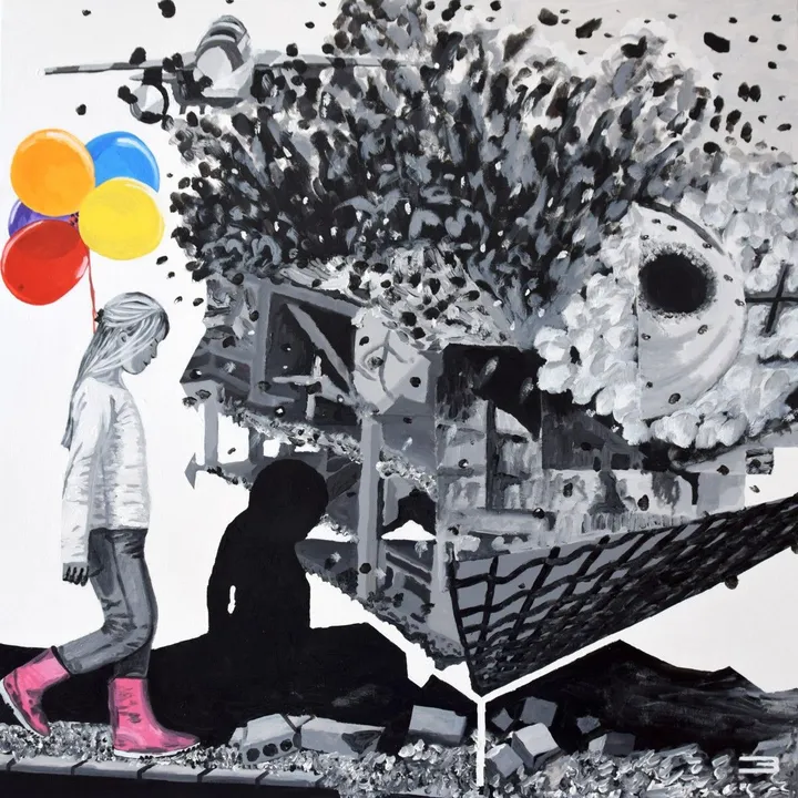 How dreams and houses are built in Syria., œuvre de Eduardo Bessa