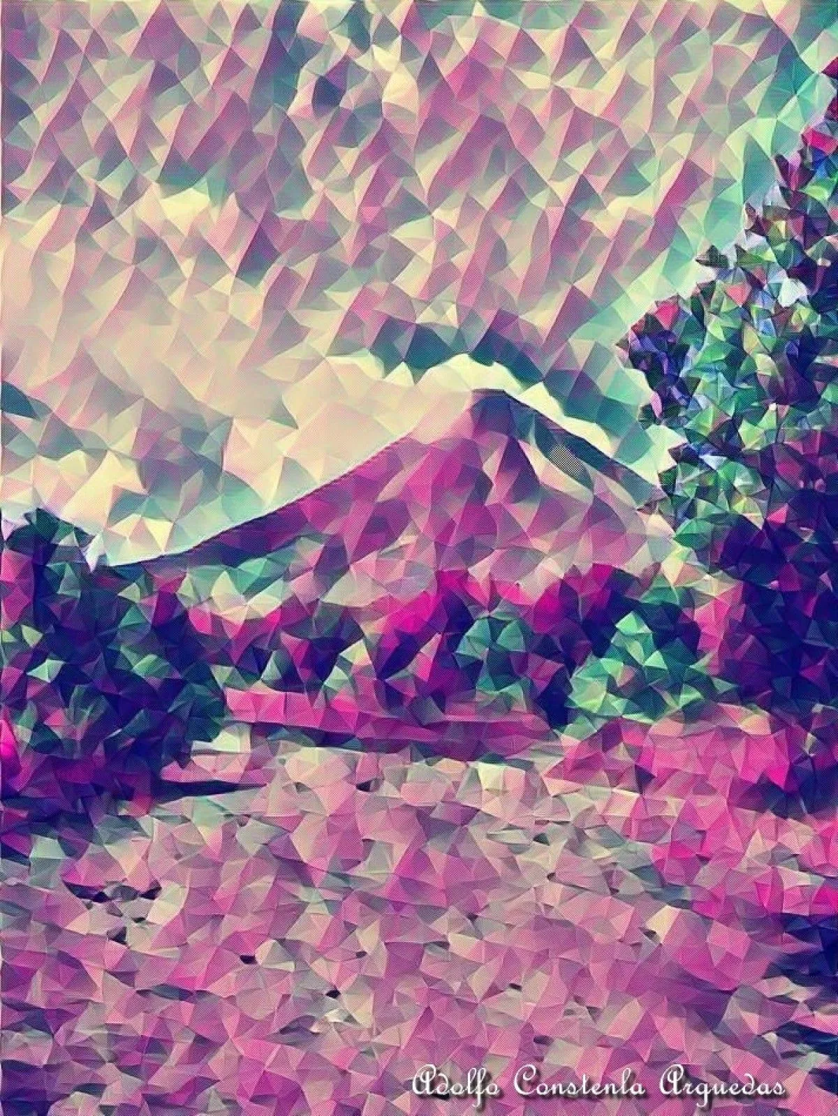 Explosión cubista, œuvre de Adolfo Constenla