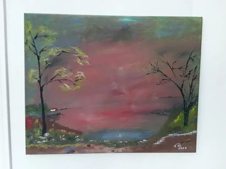 PAYSAGE ROMANESQUE, œuvre de Catherine ROUCOU