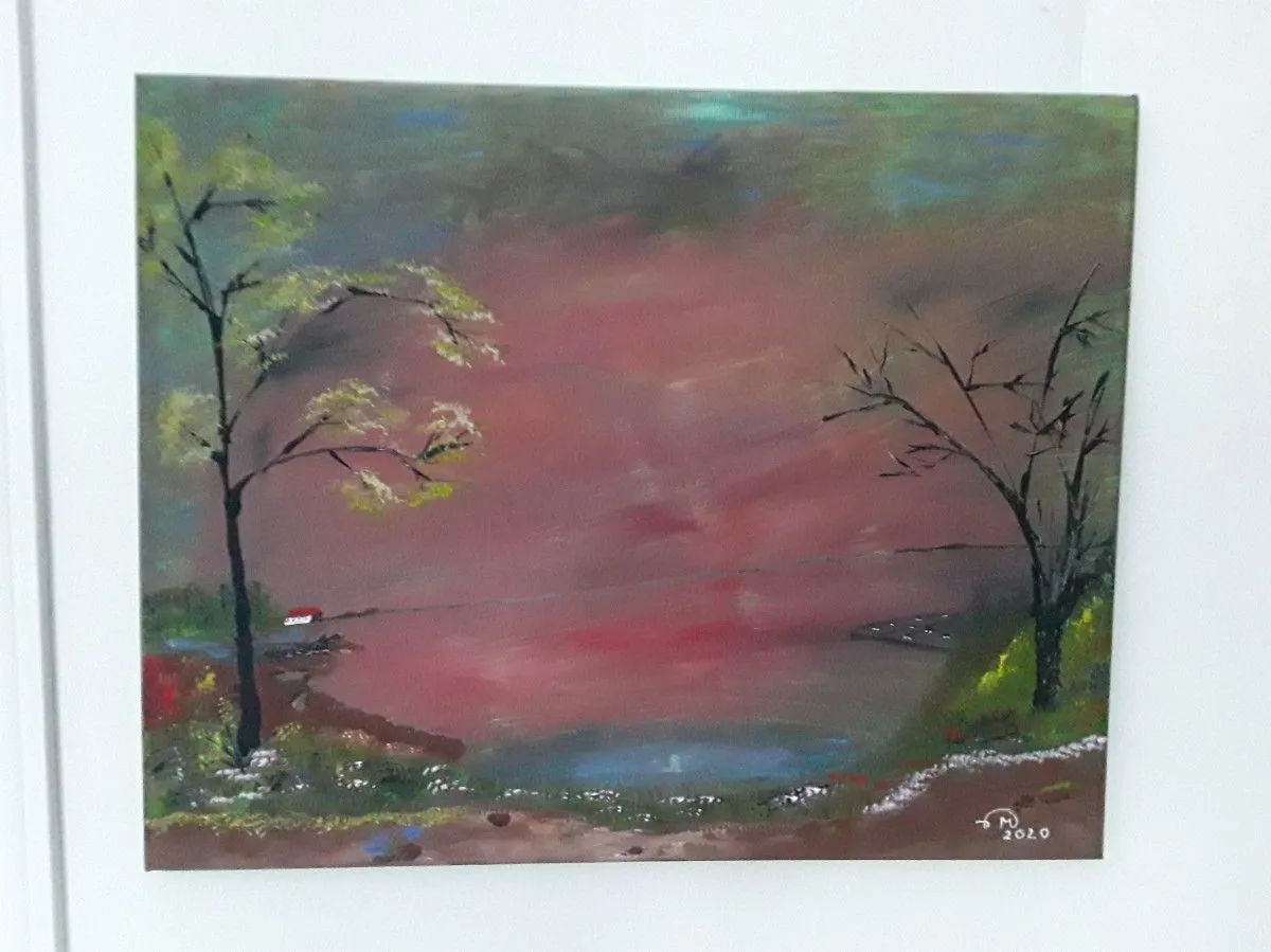 PAYSAGE ROMANESQUE, œuvre de Catherine ROUCOU