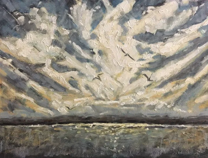 seascape 1/sold, artwork by Rebecca Manns