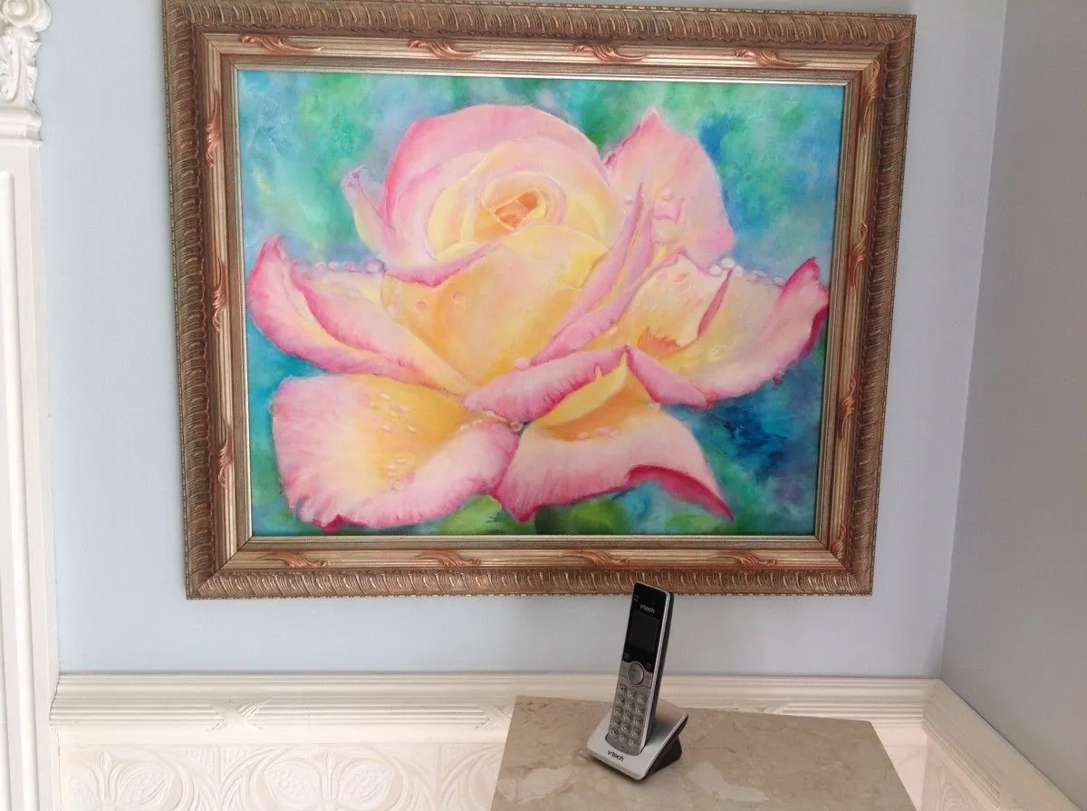 La rose, artwork by Lola Latulippe