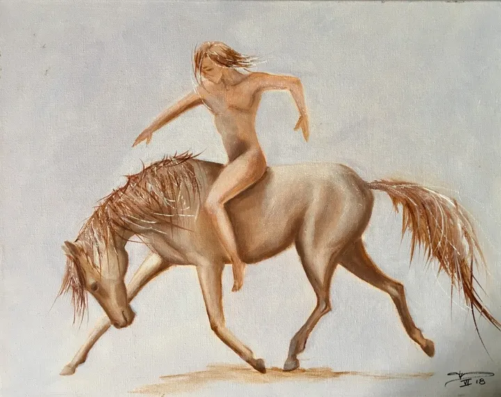 Danse avec lui, artwork by Françoise AUGUSTINE