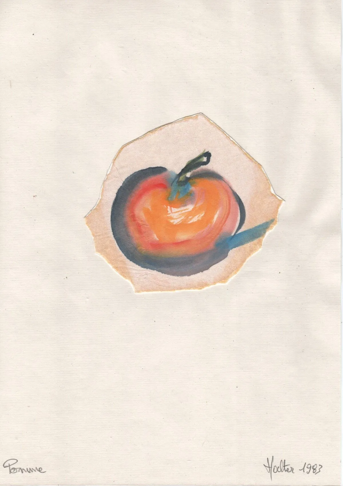 Pomme, œuvre de Alain HALTER