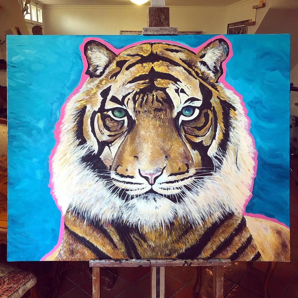 THE tiger, œuvre de Giulia Conti