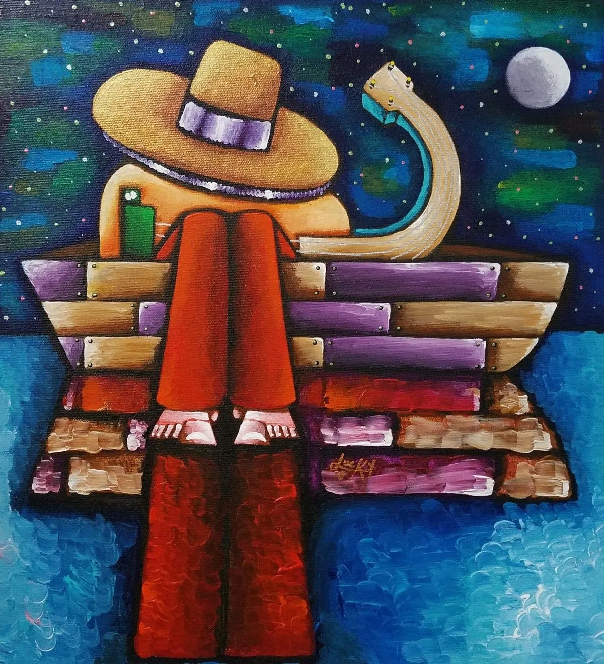 Amanecer, œuvre de Lucrecia Santos
