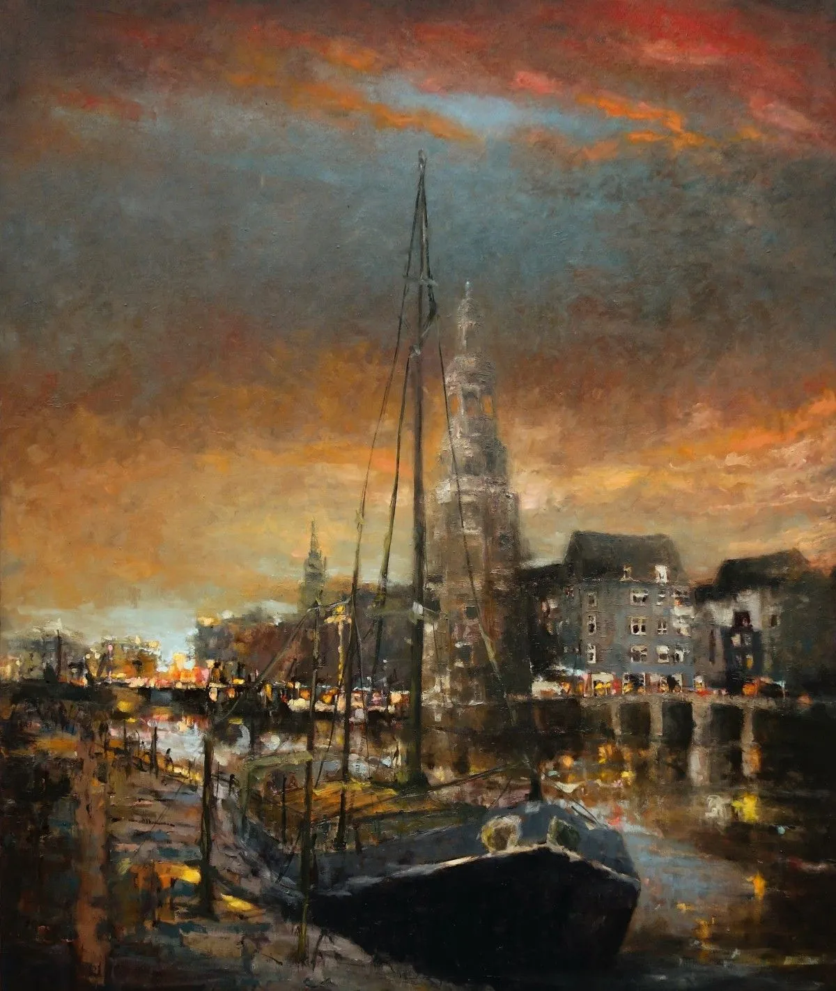Amsterdam (montelbaen toren), œuvre de Erik-Jan Vaandering