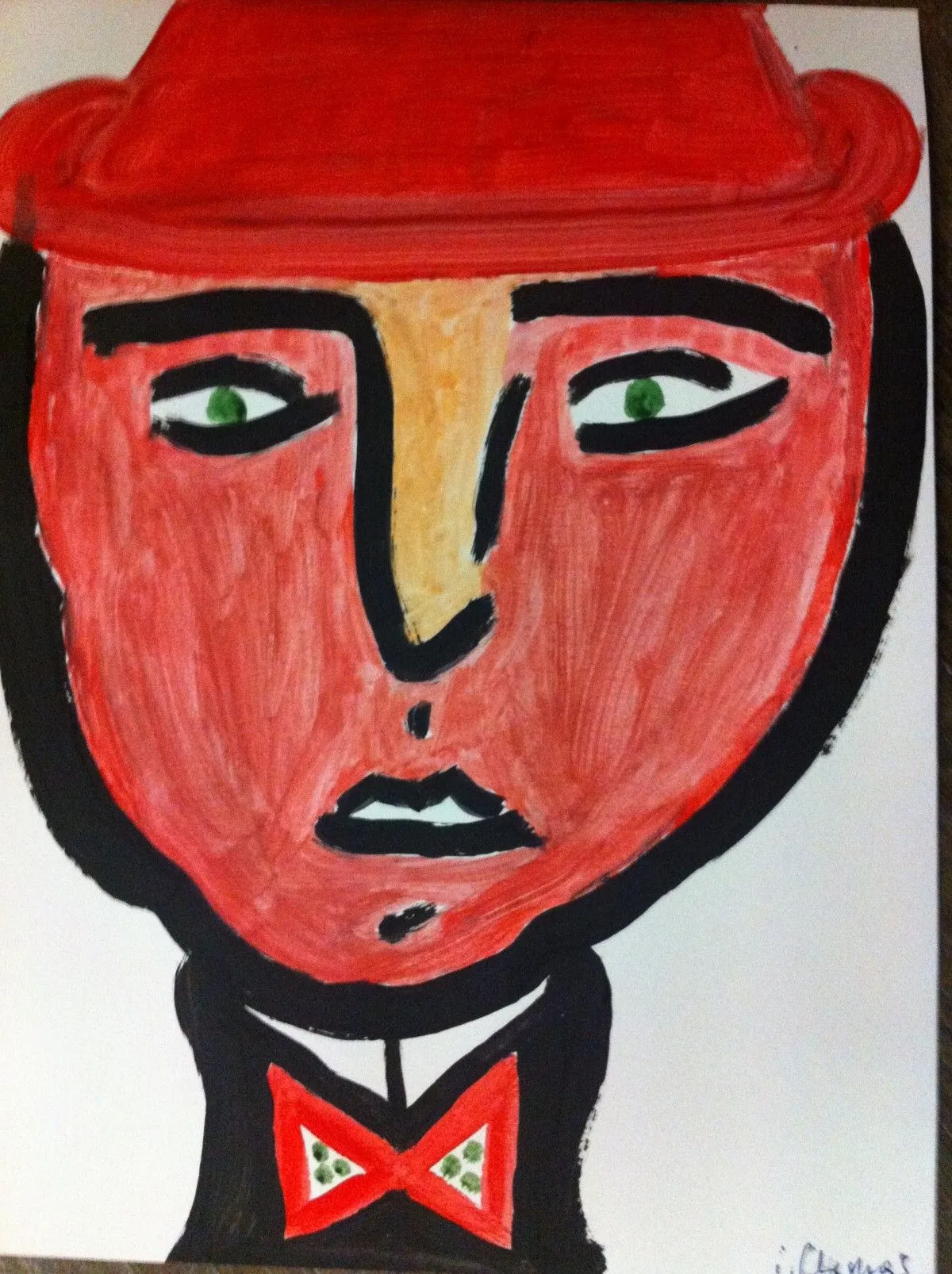 Le Péruvien, artwork by isabelle geffroy chesnais