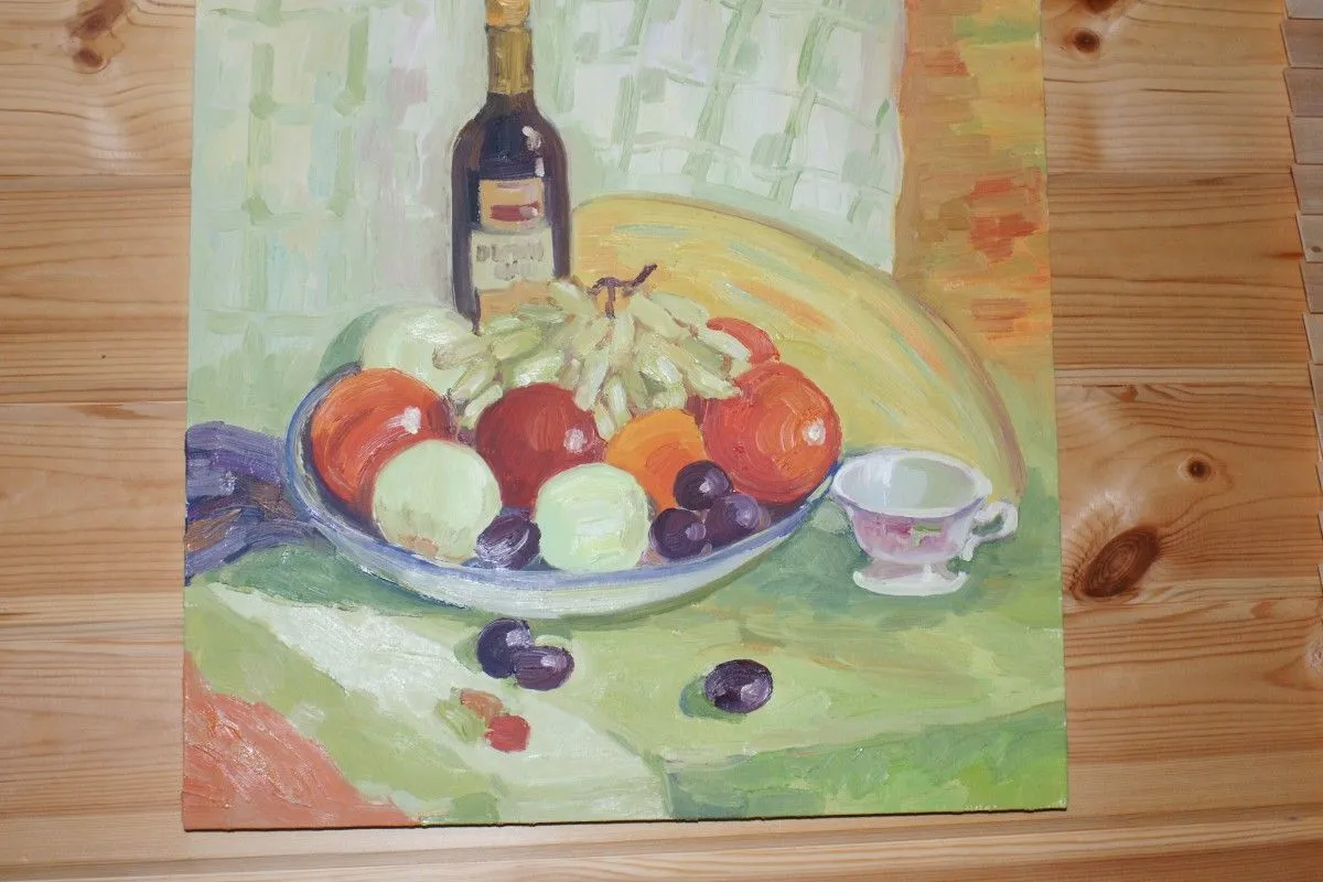 September fruites, artwork by Olga Strugovshikova