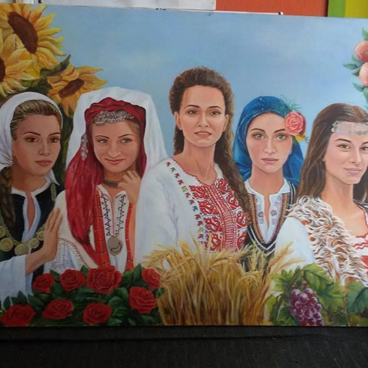 Bulgarian girls, œuvre de RALITZA IVANOVA-VOURKOU