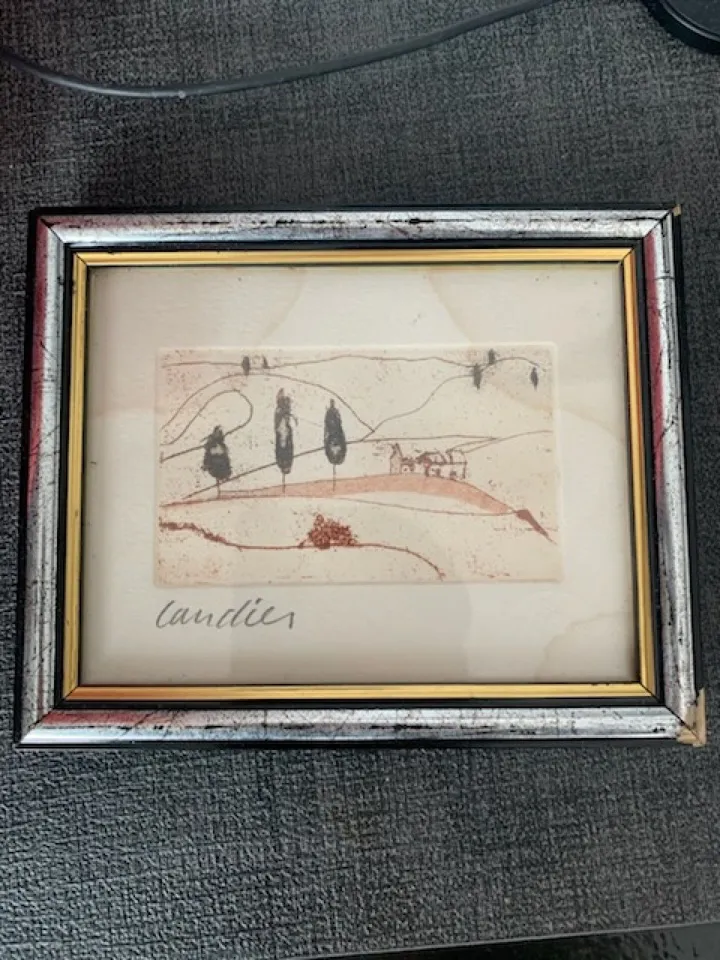 Paysage de la toscane, artwork by Kim White