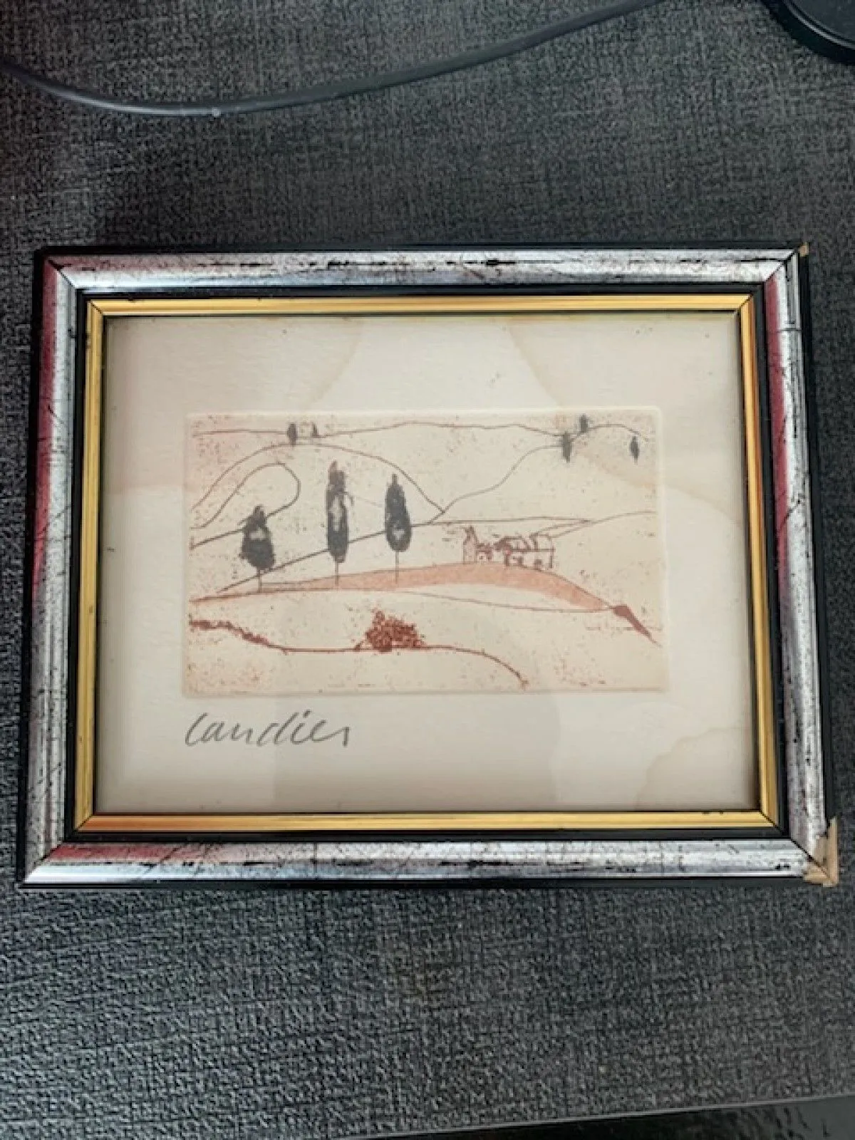 Paysage de la toscane, artwork by Kim White
