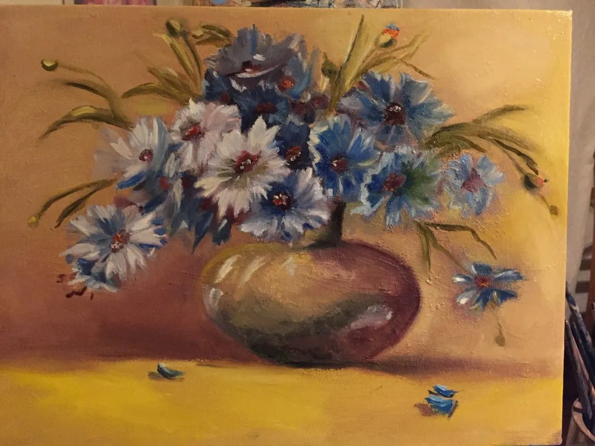 Les fleurs d'été, œuvre de Alucha Kaledina