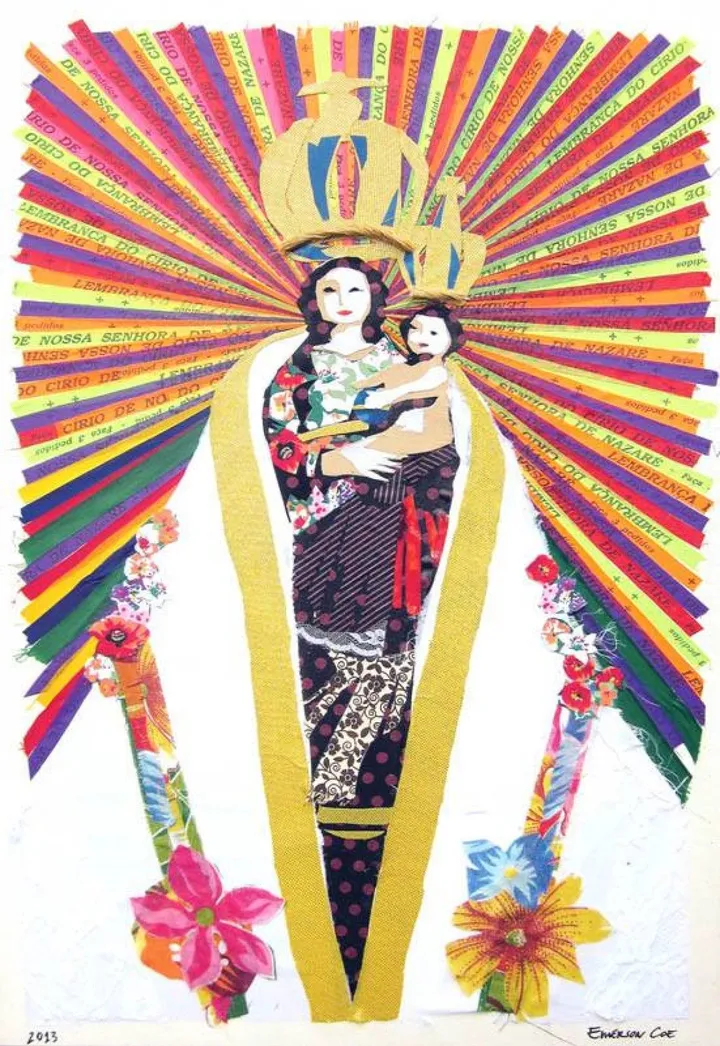 Our Lady of Nazareth in Círio, artwork by Emerson Coe