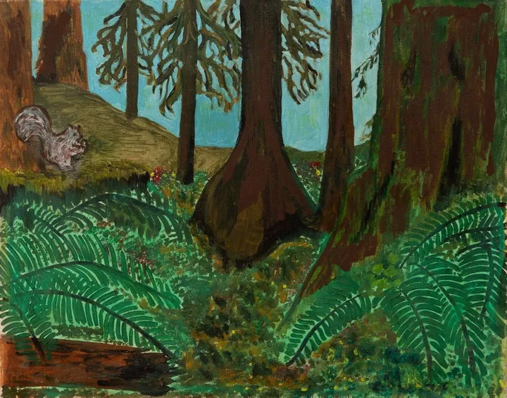 la forêt, artwork by Céline Marcoux