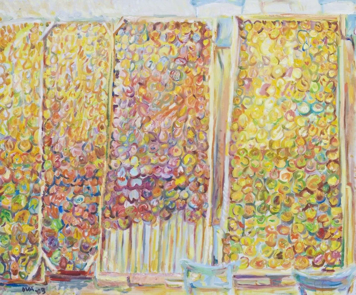 Figs in the sun / drying figs, œuvre de Ivana Prlincevic