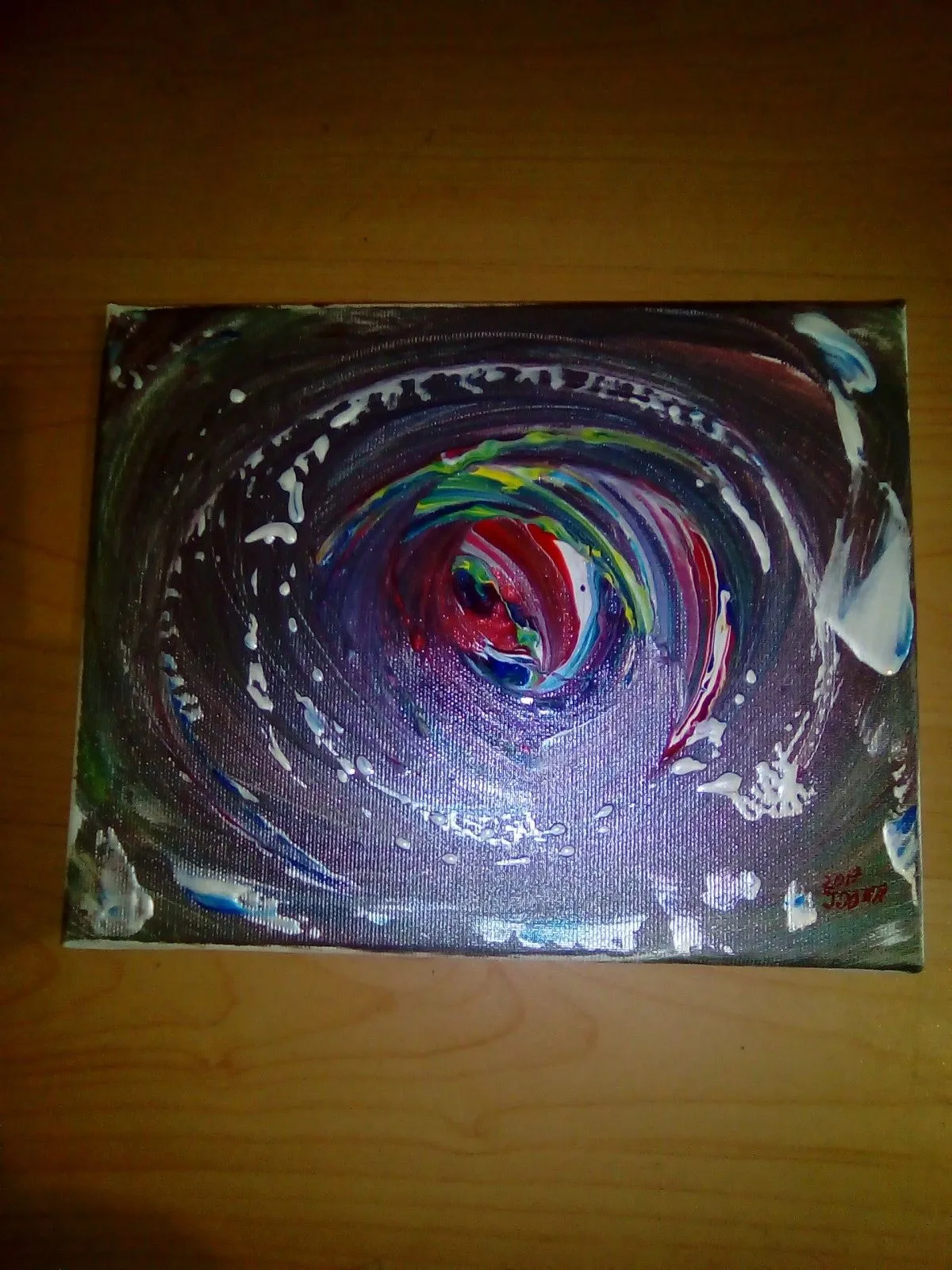 ACTION PAINTING, artwork by Urkon Elemer
