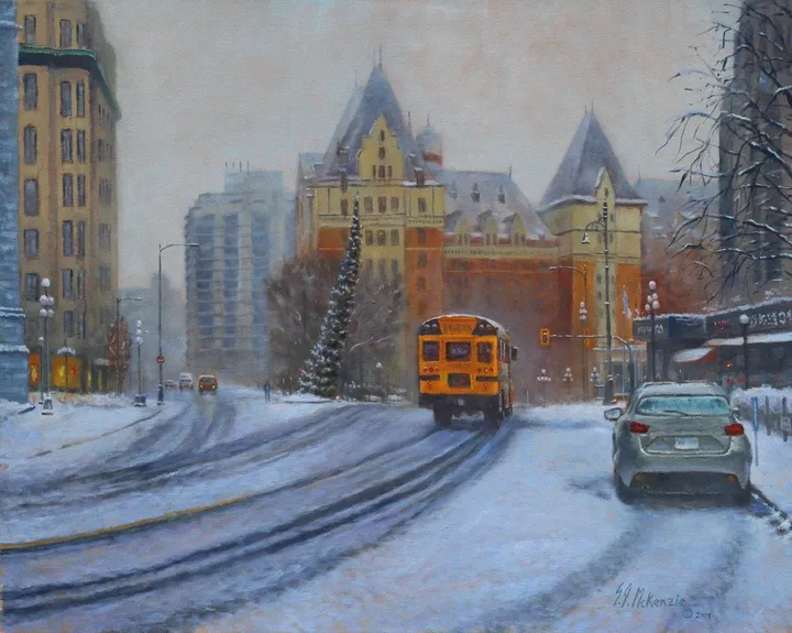 Cold Day in Victoria, œuvre de German Mckenzie