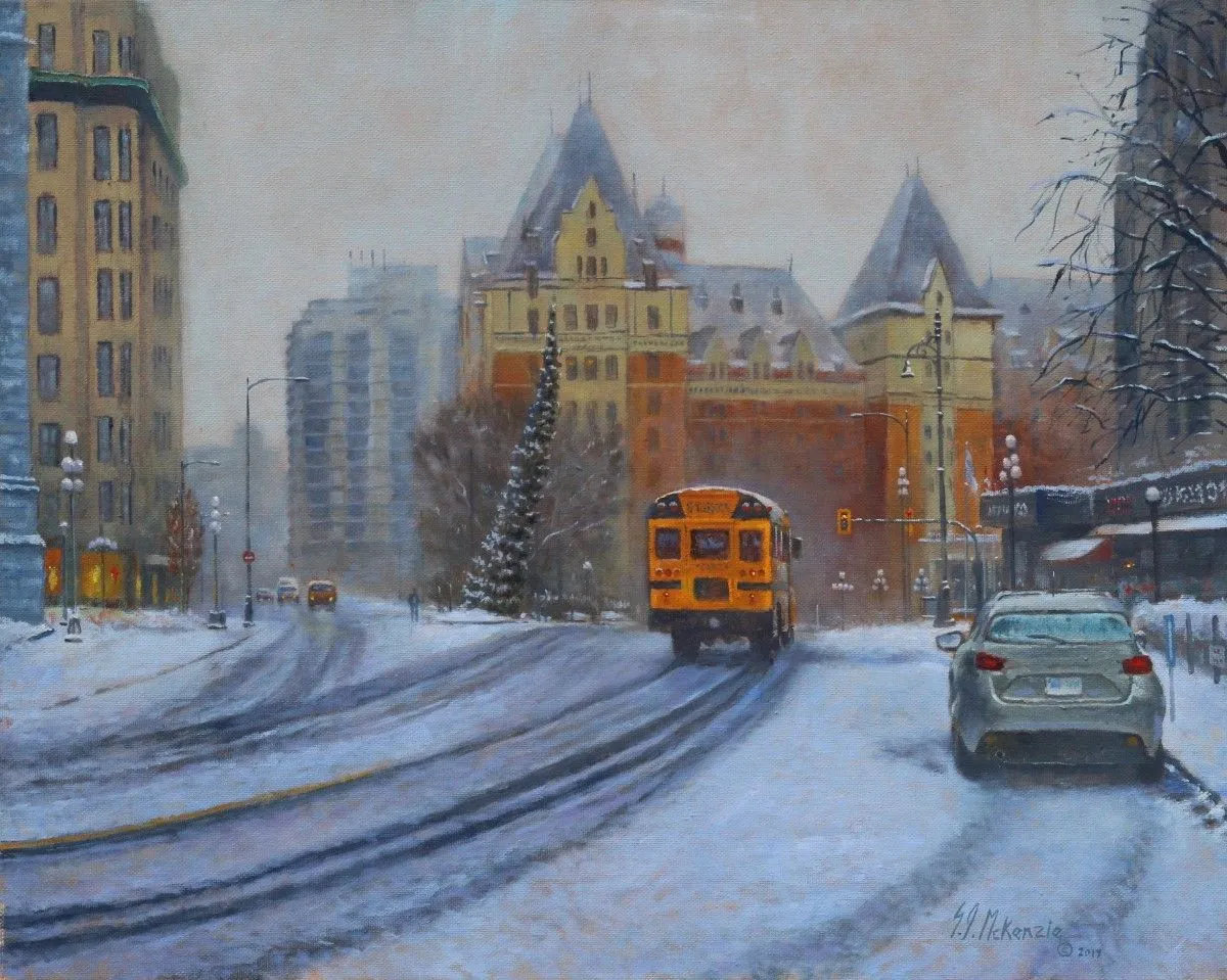 Cold Day in Victoria, artwork by German Mckenzie