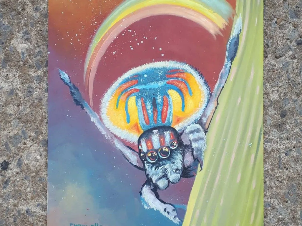 Parce que le bonheur c'est gratisss, artwork by Laurianne Choquette