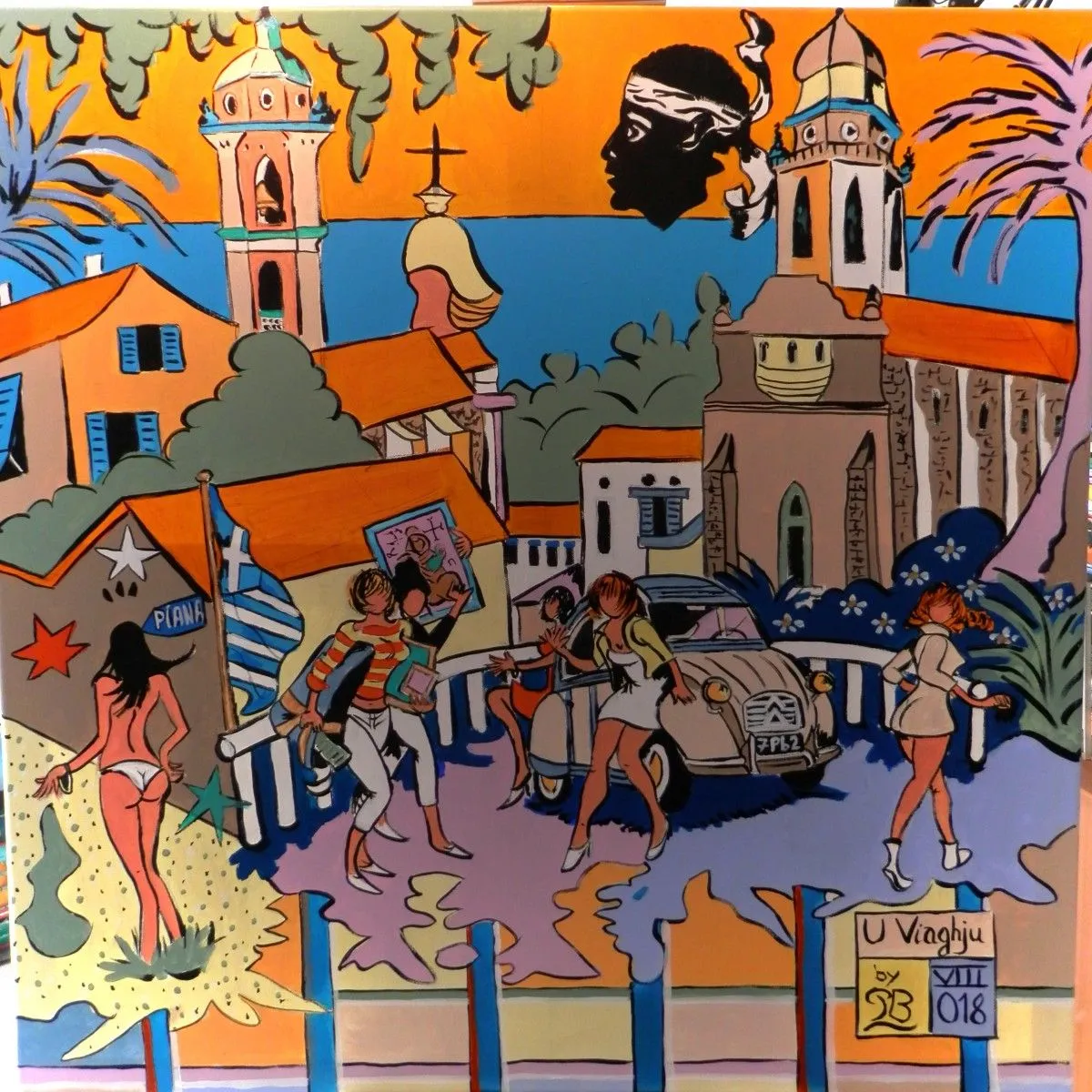 U Viaghju, artwork by Patrick Bergès