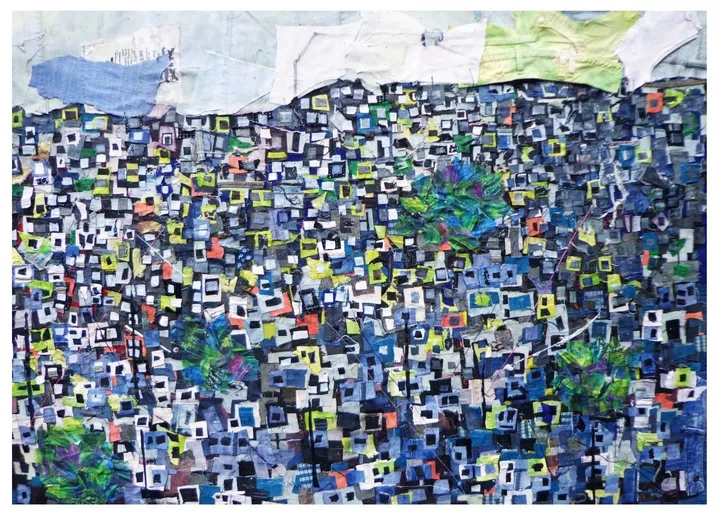Favela, artwork by Junior Lopes