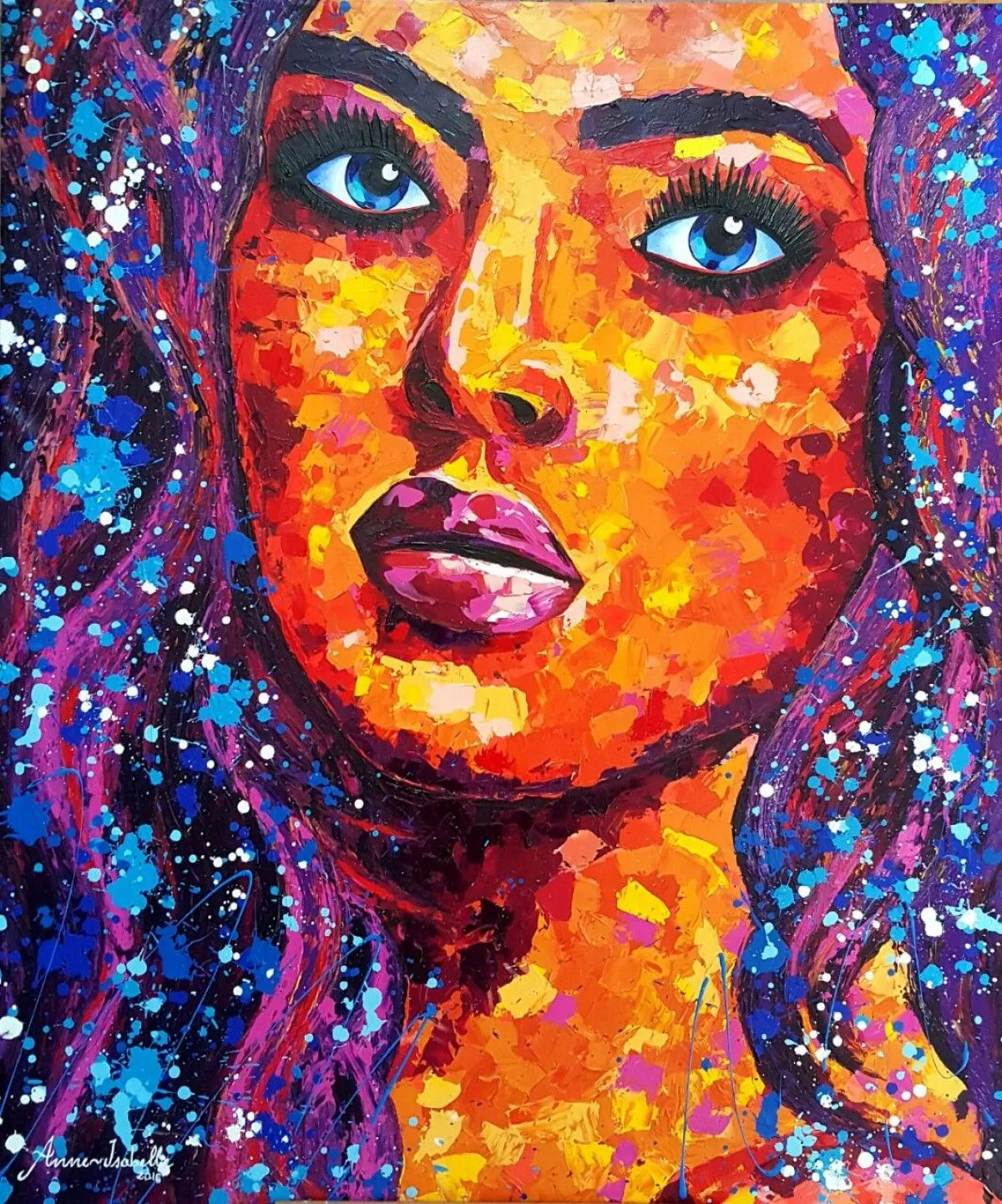 Sunset Fairy, œuvre de AnneIsabelle Art