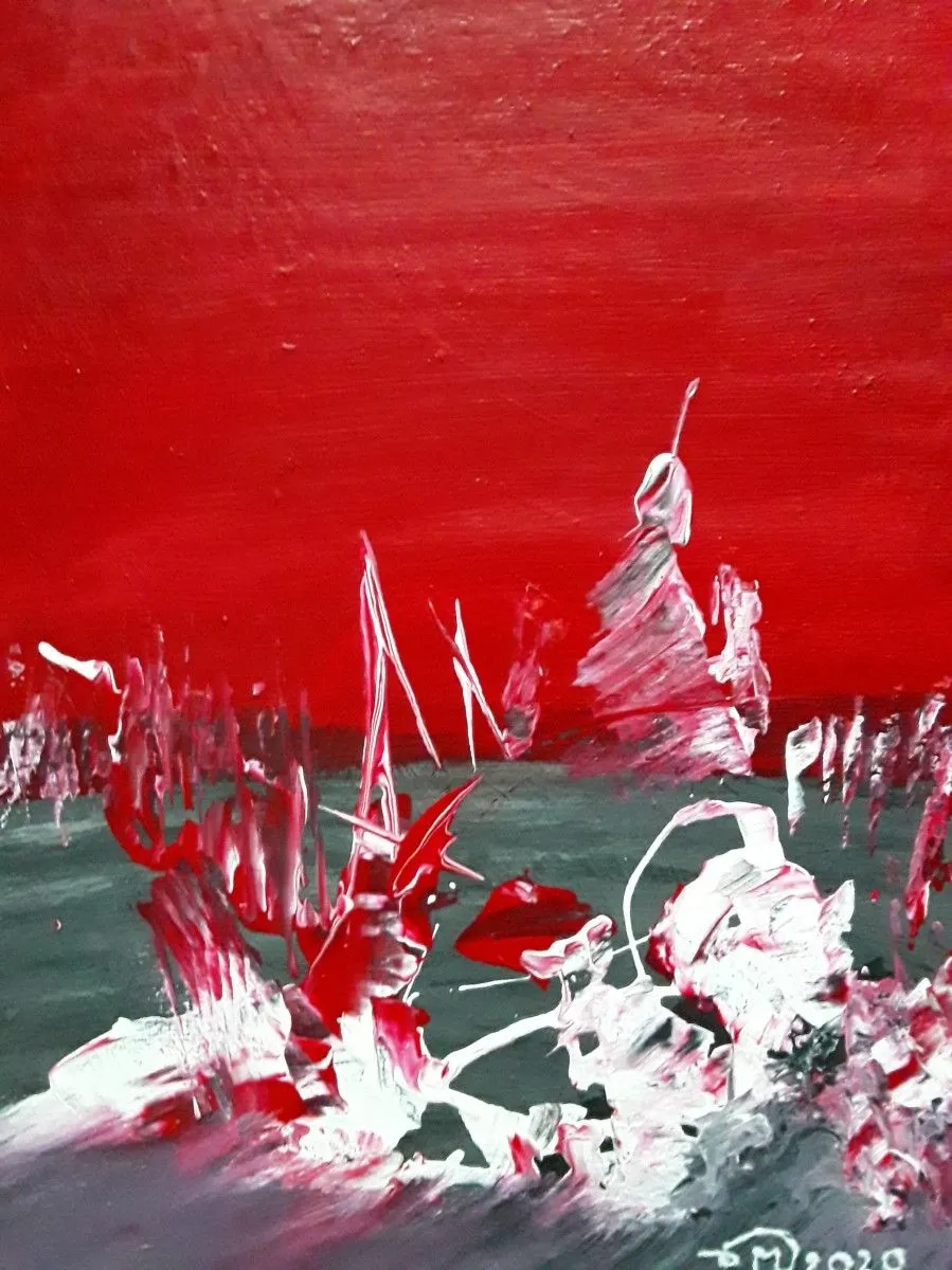 ROUGE ARDENT, œuvre de Catherine ROUCOU