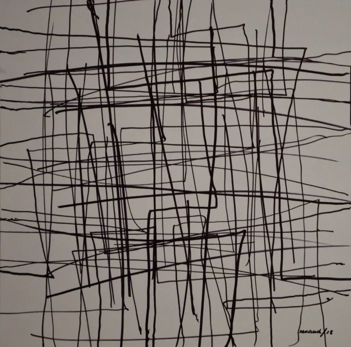 Composition 18-8, œuvre de Marcel Renaud
