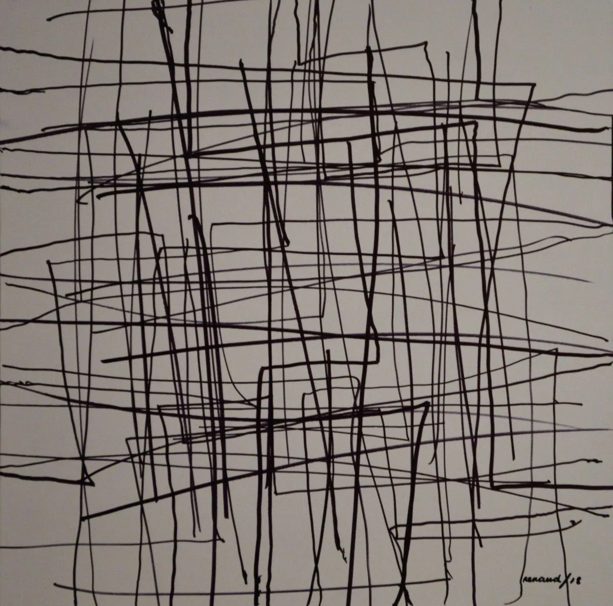 Composition 18-8, œuvre de Marcel Renaud