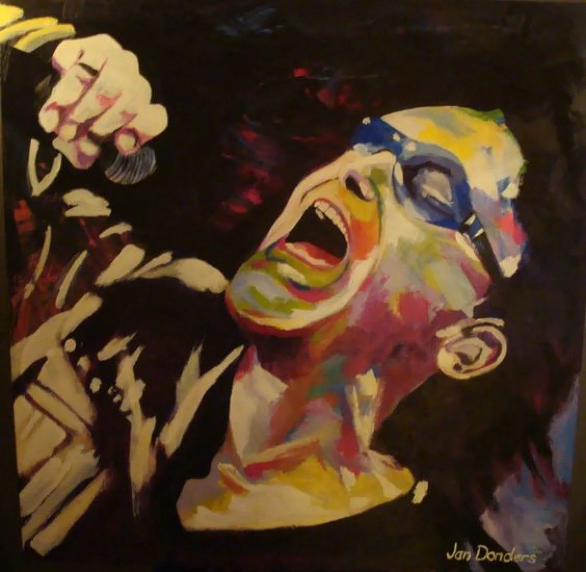 Bono, artwork by Jan Donders