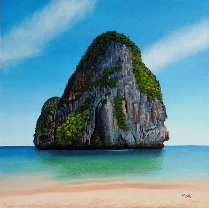 Majestic Rock, artwork by Dietrich Moravec