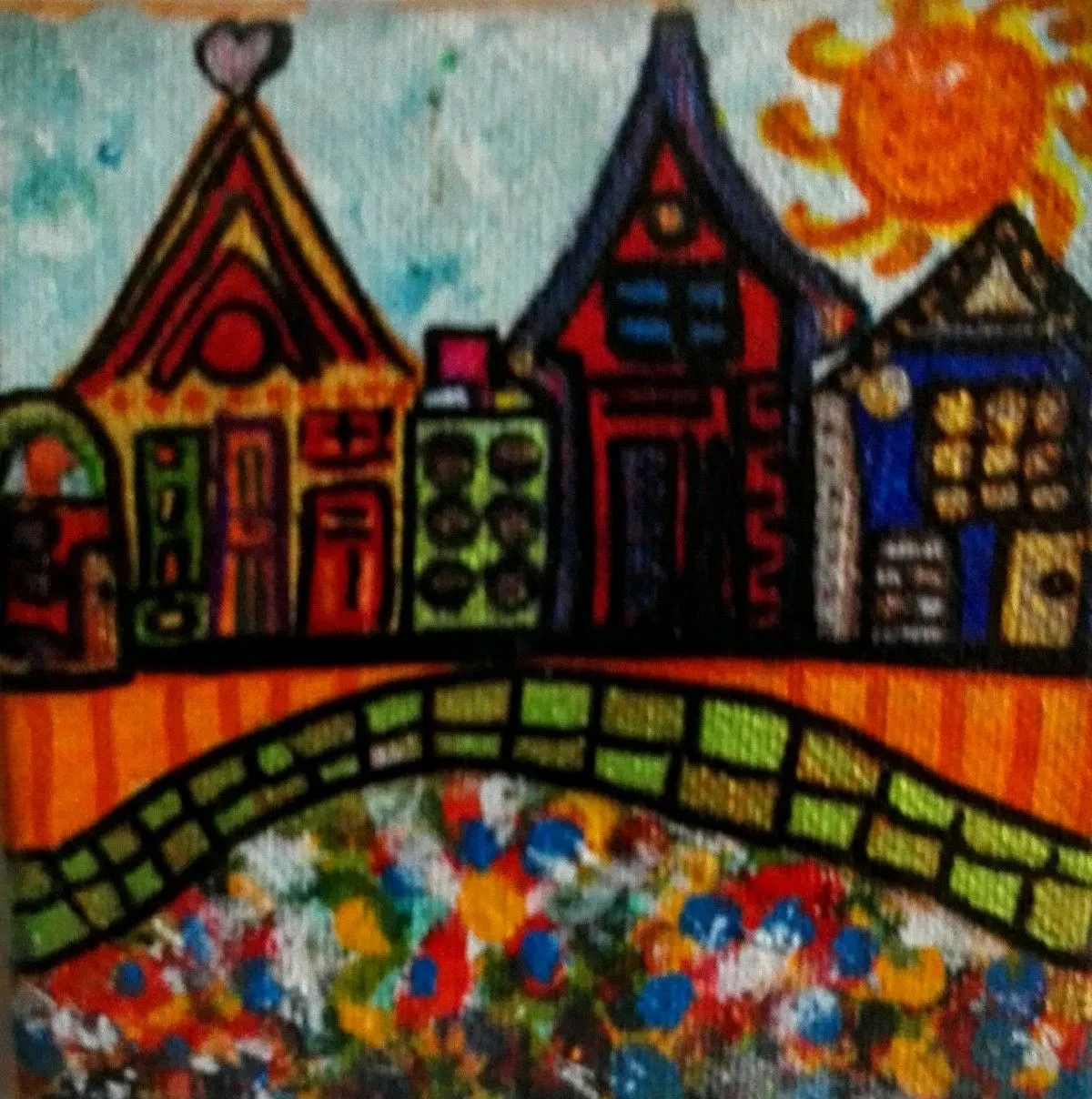Casas, artwork by Claudia Gonzalez