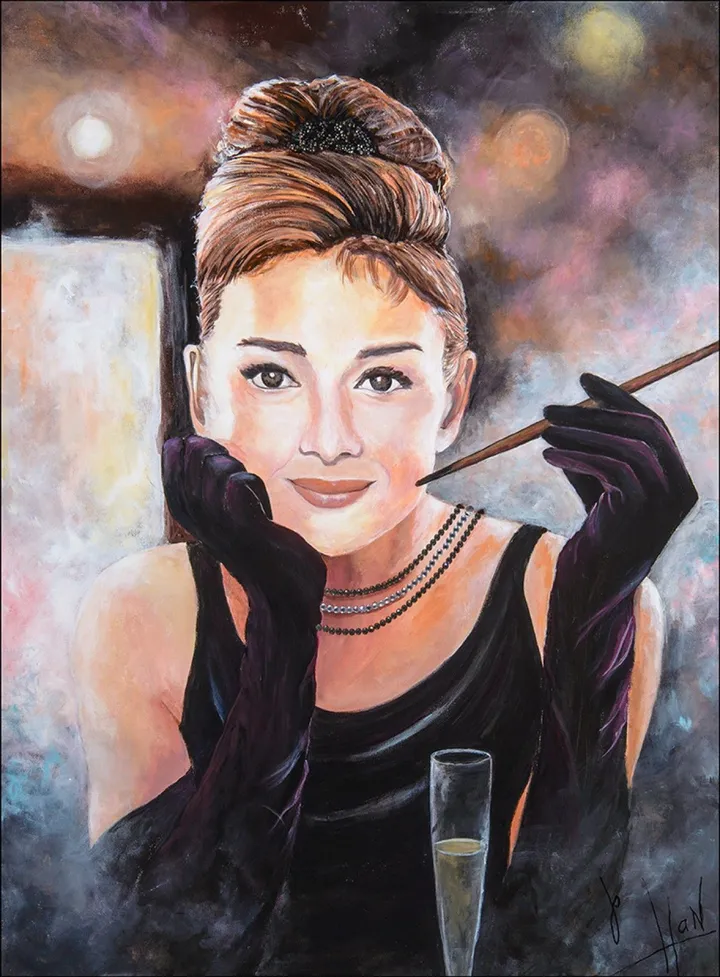 Audrey, œuvre de Johanne Dupont