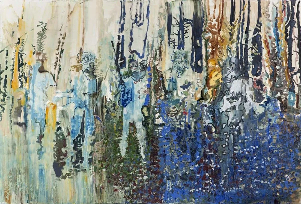 5 figure in the forest, œuvre de Vlad Yurashko