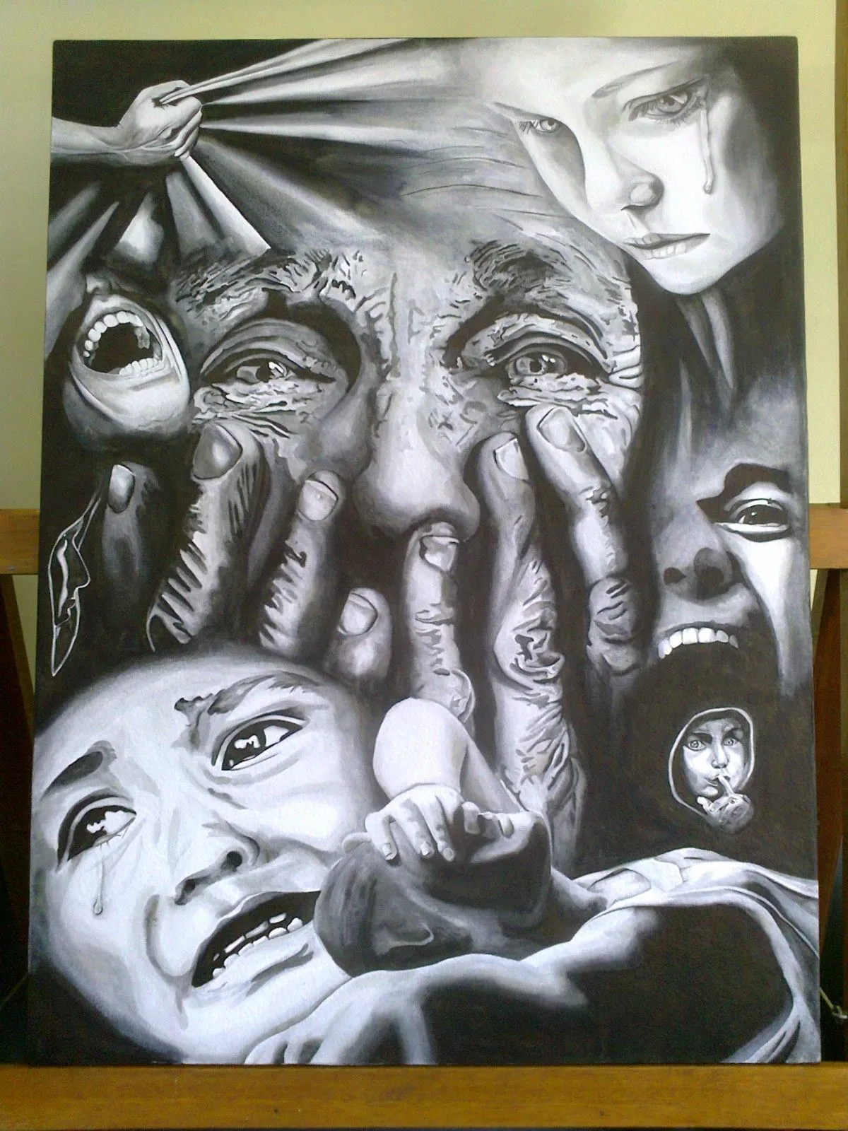 gaza, artwork by Allybocus Nasseerudhin