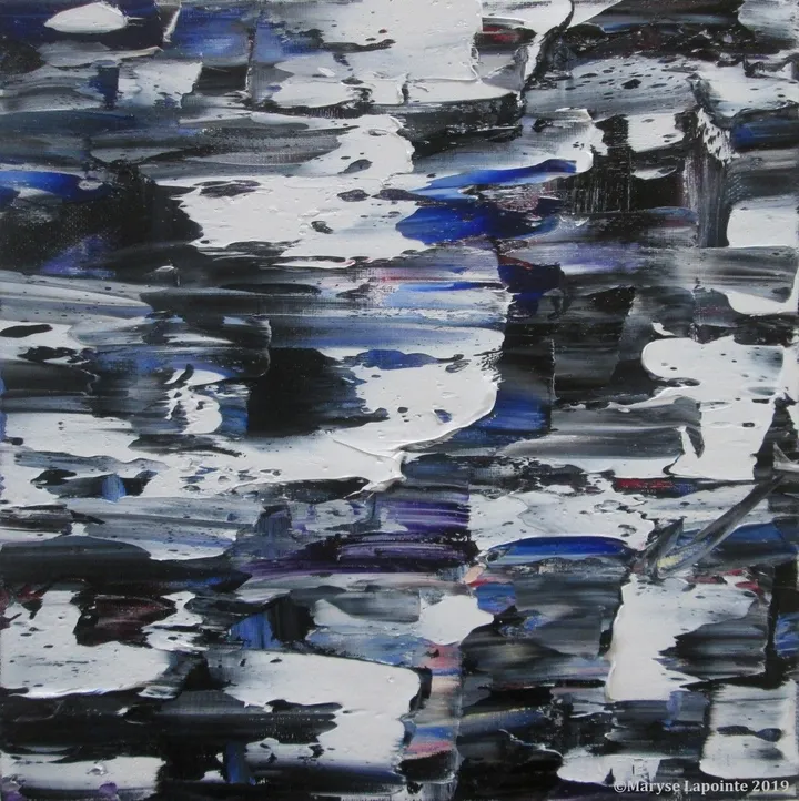 Bourrasque nocturne, artwork by Maryse Lapointe