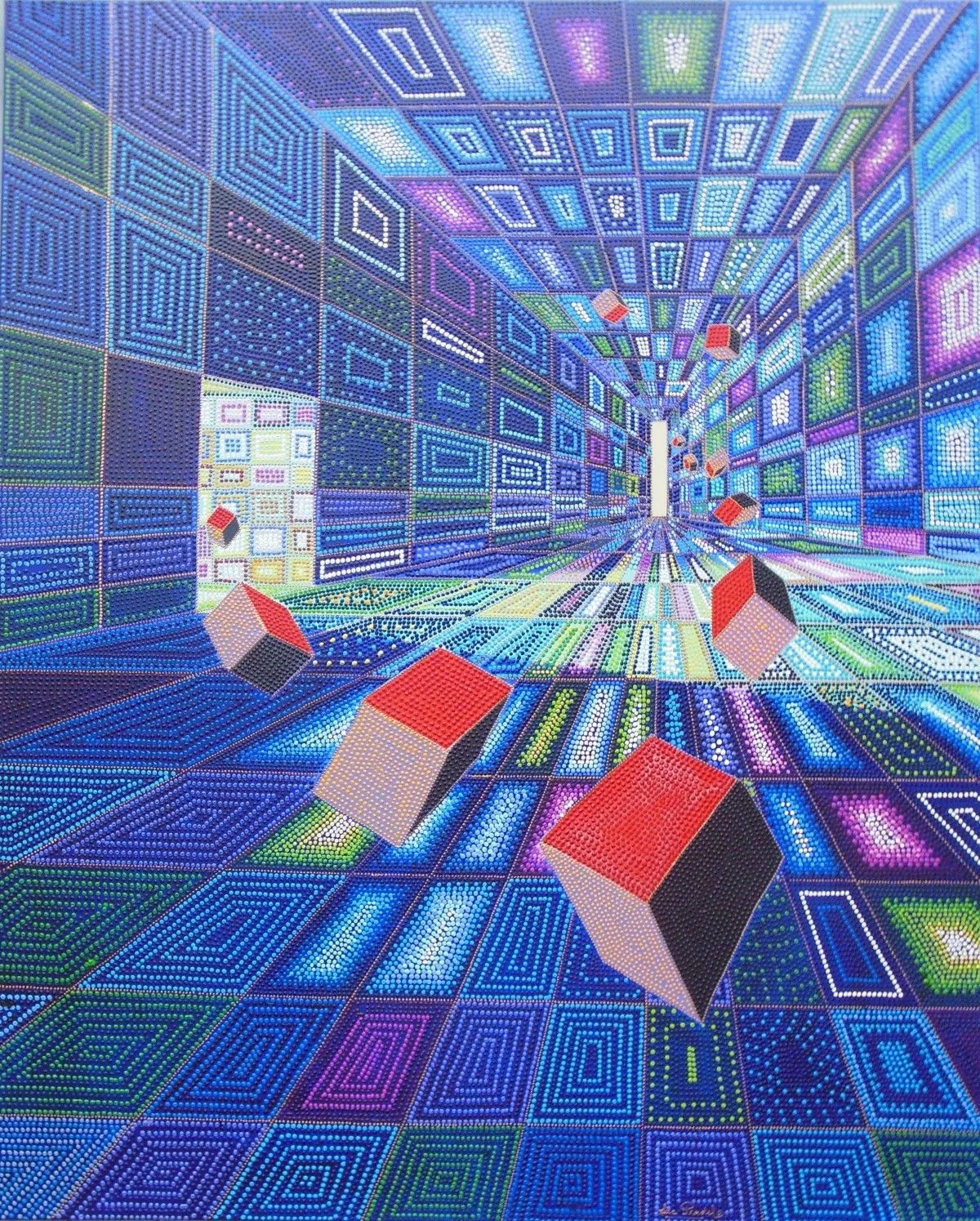 The door, artwork by luc Pradel