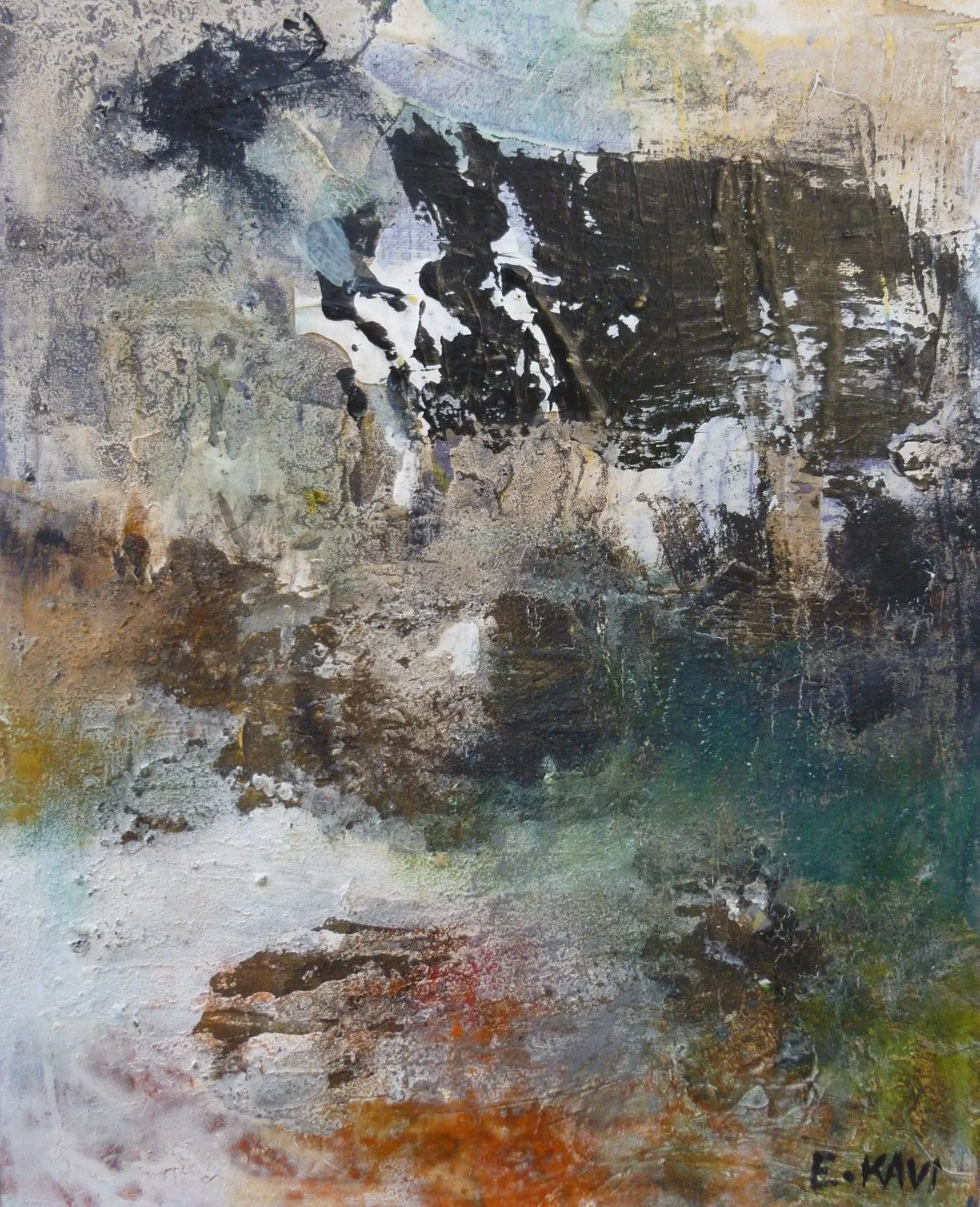 L'abreuvoir, artwork by Emmanuel Kavi