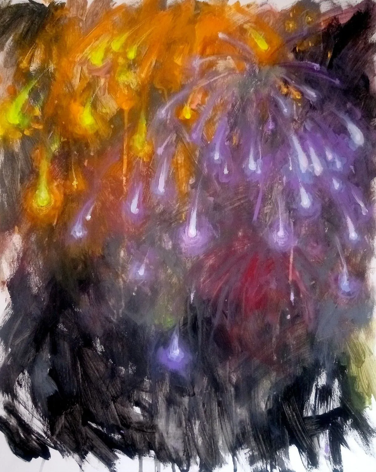 Fireworks /2023, artwork by Valerie Lazareva